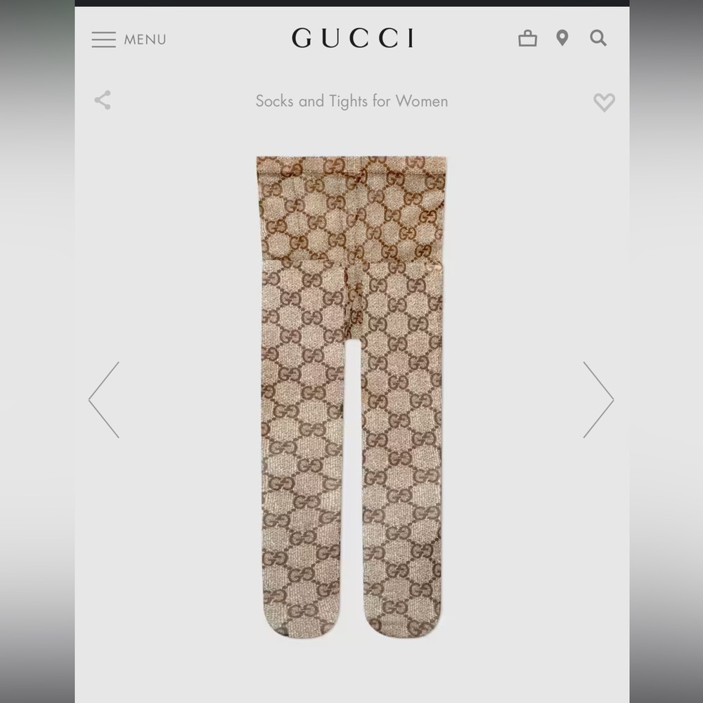 GUCCI GG PATTERN TIGHTS *BRAND NEW*